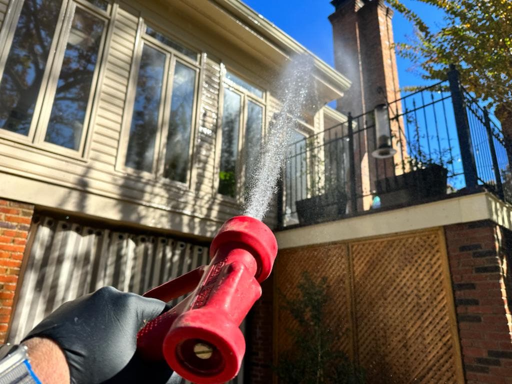 Sunshine Cleaning Service exterior cleaning project in Metro Atlanta